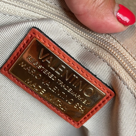 Valentino by Mario Valentino Rust Orange Crossbody Bag - Picture 5 of 11